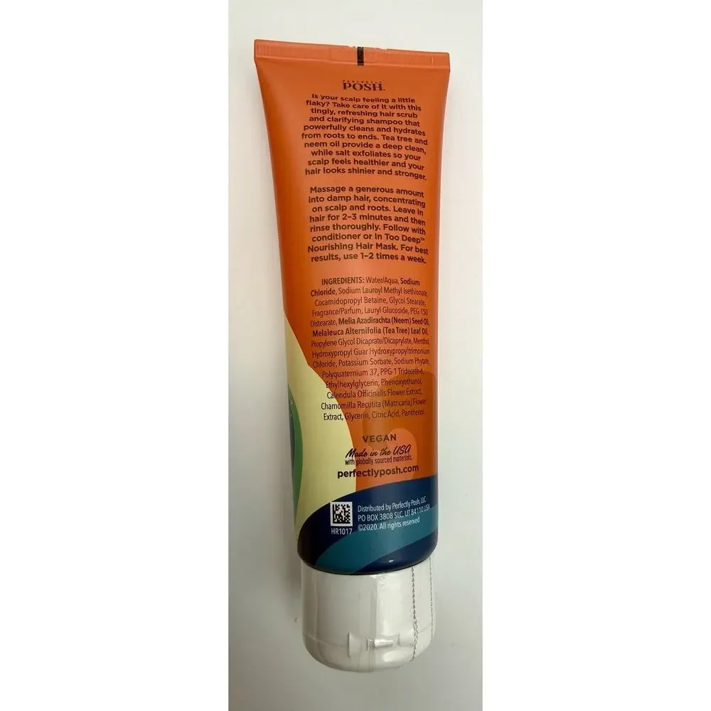 Perfectly Posh Surfs You Right Clarifying Scrub & Shampoo - Tea Tree Oil - 4 Oz